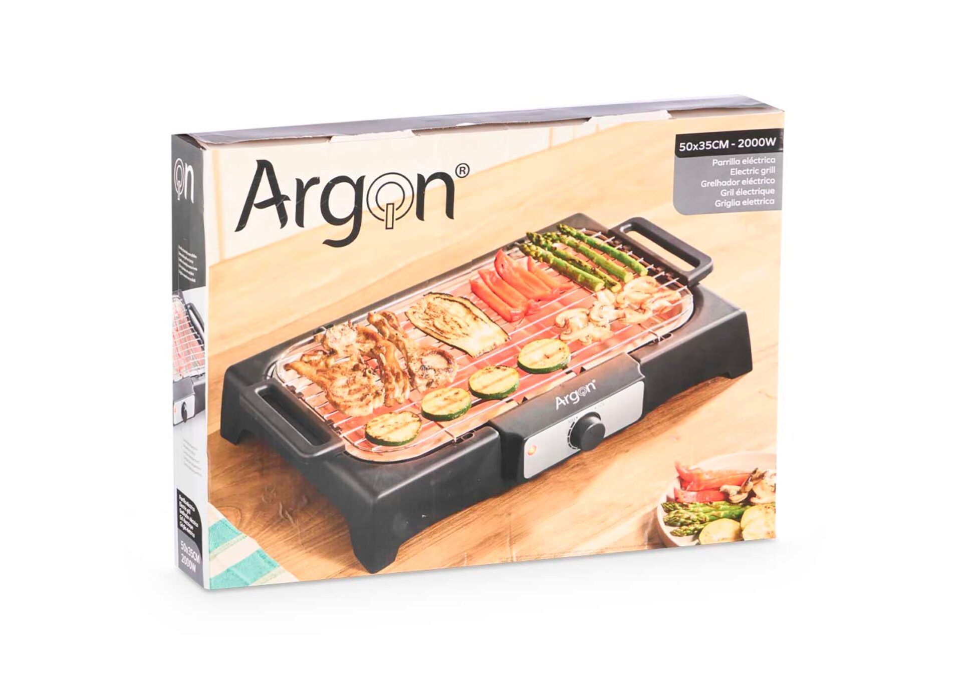 Caja parrilla electrica